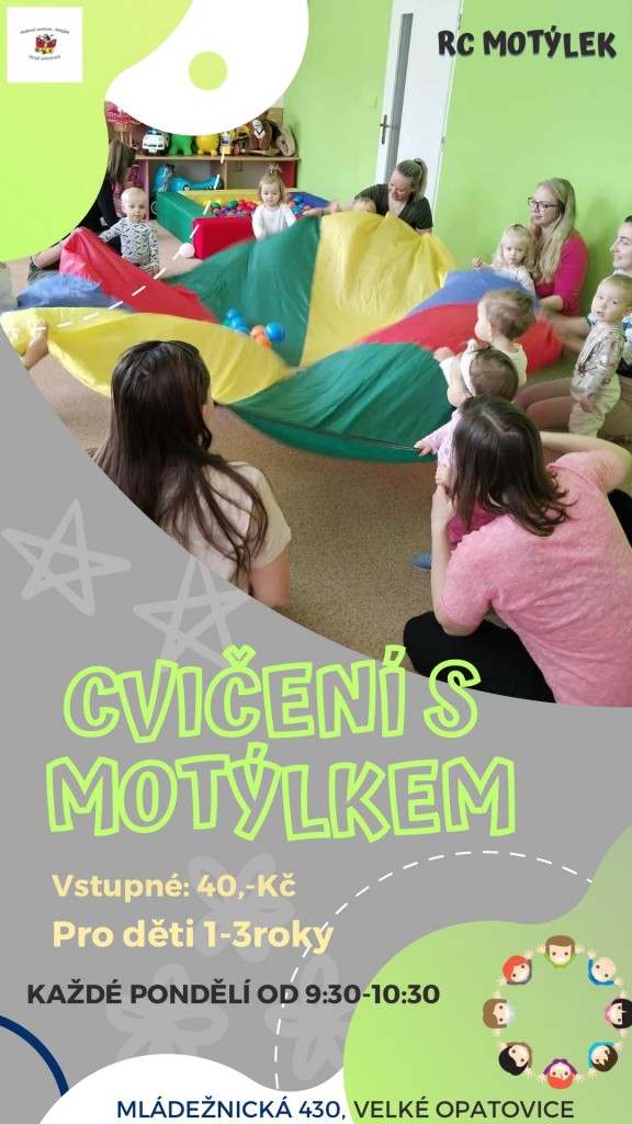 CVIČENÍ S MOTÝLKEM - OD ZÁŘÍ 2025