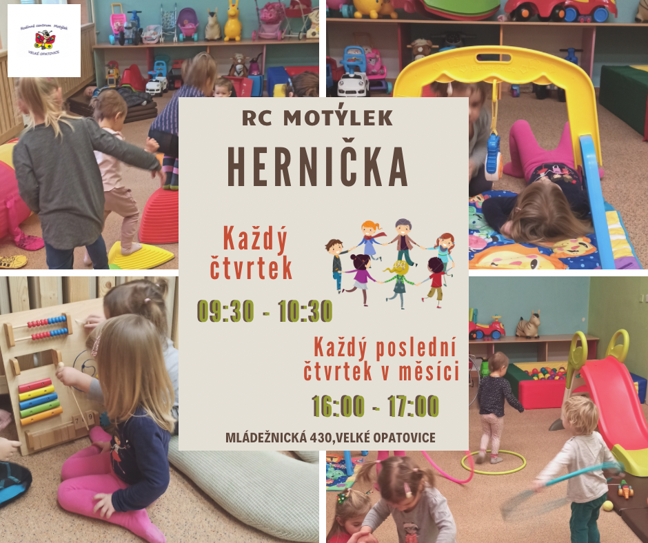 HERNIČKA - MOTÝLEK - OD ZÁŘÍ 2025