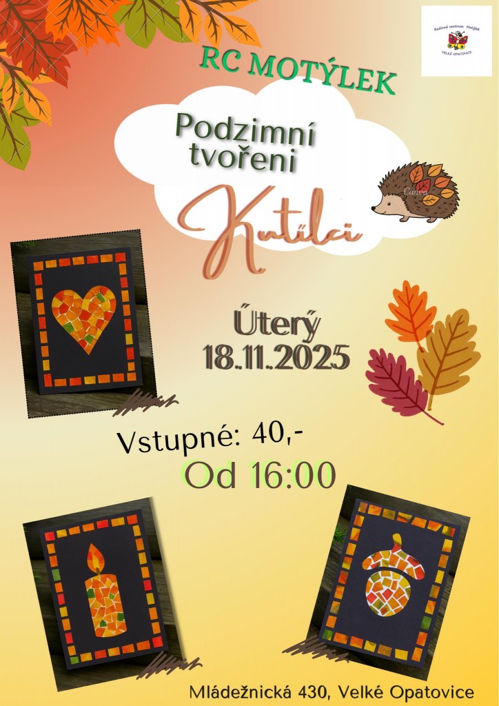 KUTÍLCI - PODZIM 2025