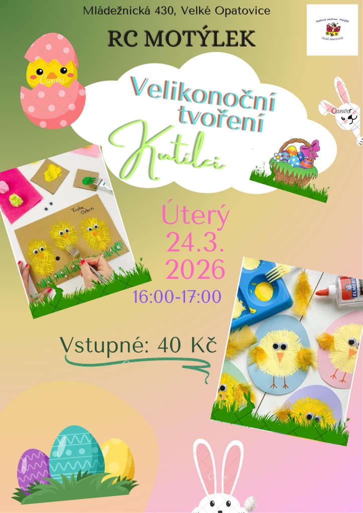 KUTÍLCI VELIKONOCE - BŘEZEN 2026