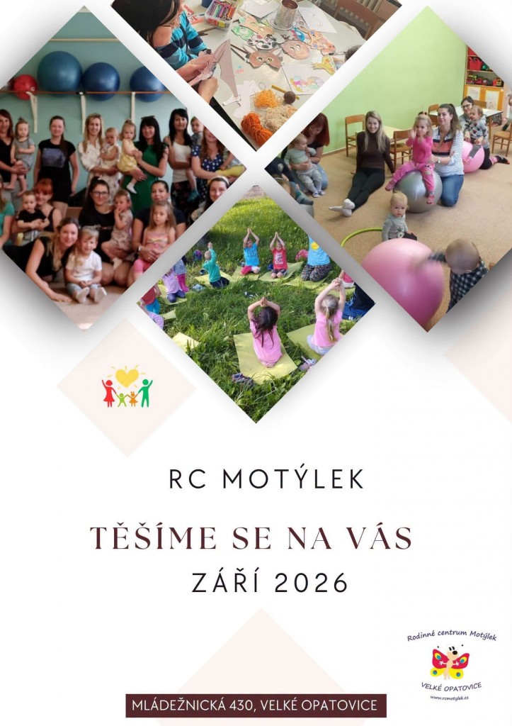MOTYLEK - ZAHÁJENÍ ZÁŘÍ 2026