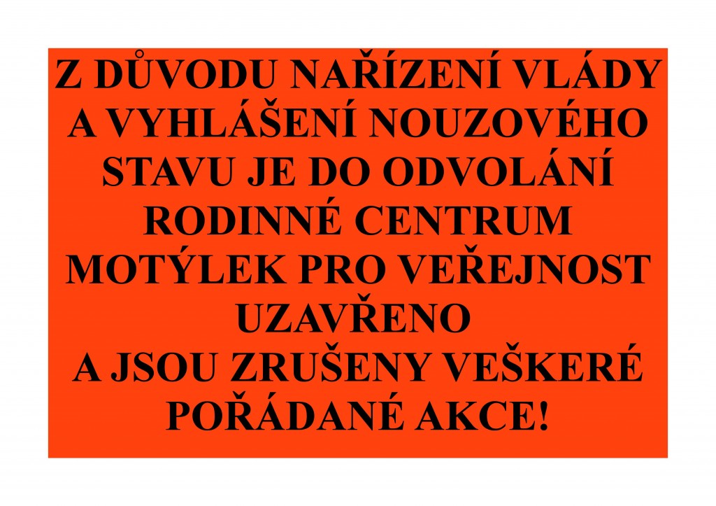RC UZAVŘENO